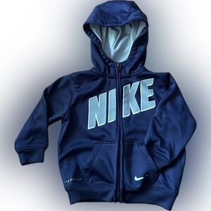 Nike blue hooded Jacket 18M